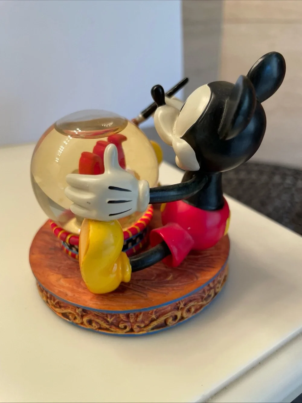 Walt Disney World “100 Years of Magic” Mickey Mouse Mini Snow Globe - 3” High